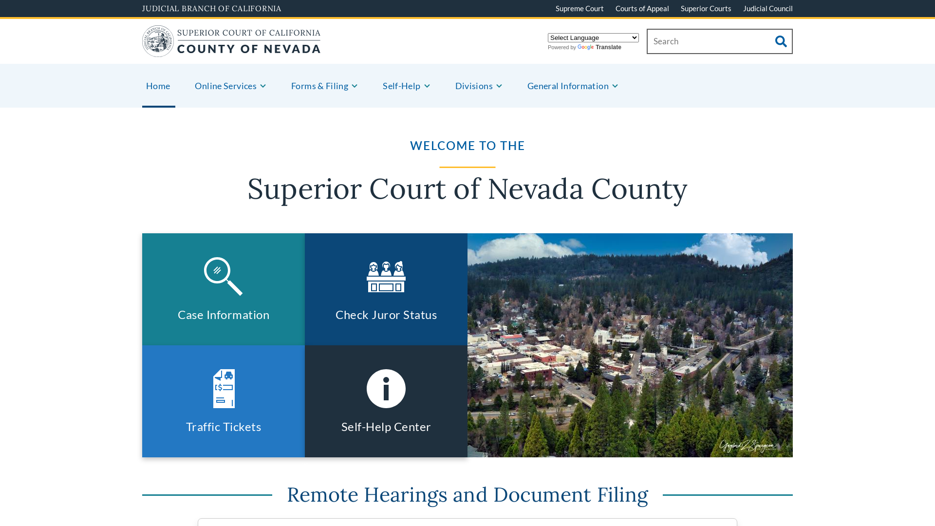 Home | Superior Court of California | County of Nevada