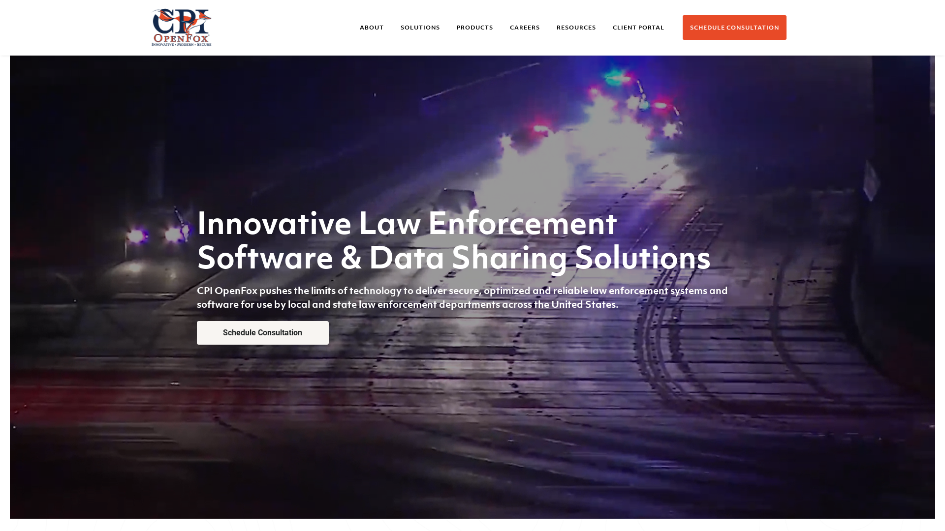 CPI OpenFox - Innovative Law Enforcement Software Solutions