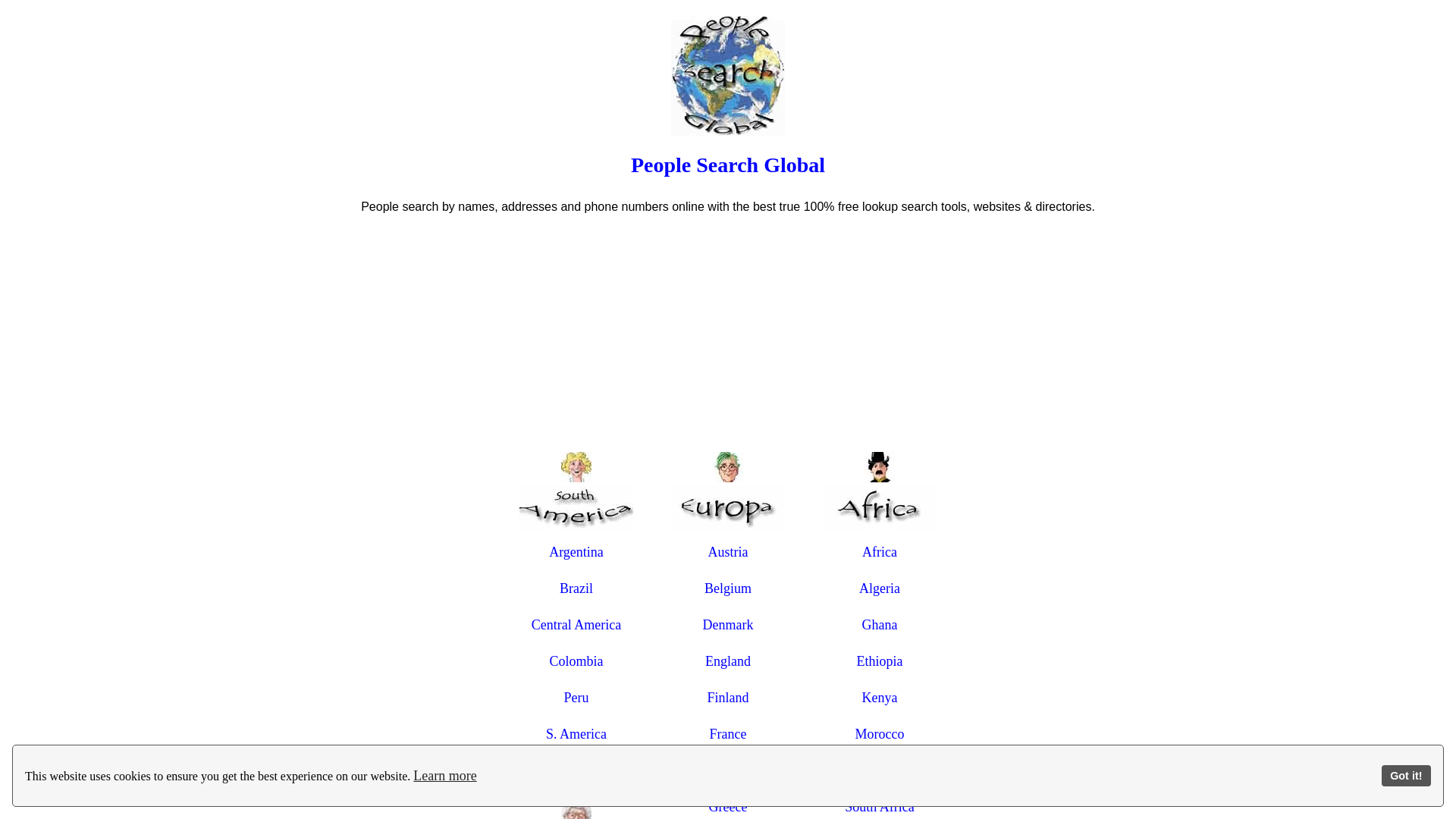 100% Free International People Search Websites Tools & Directories