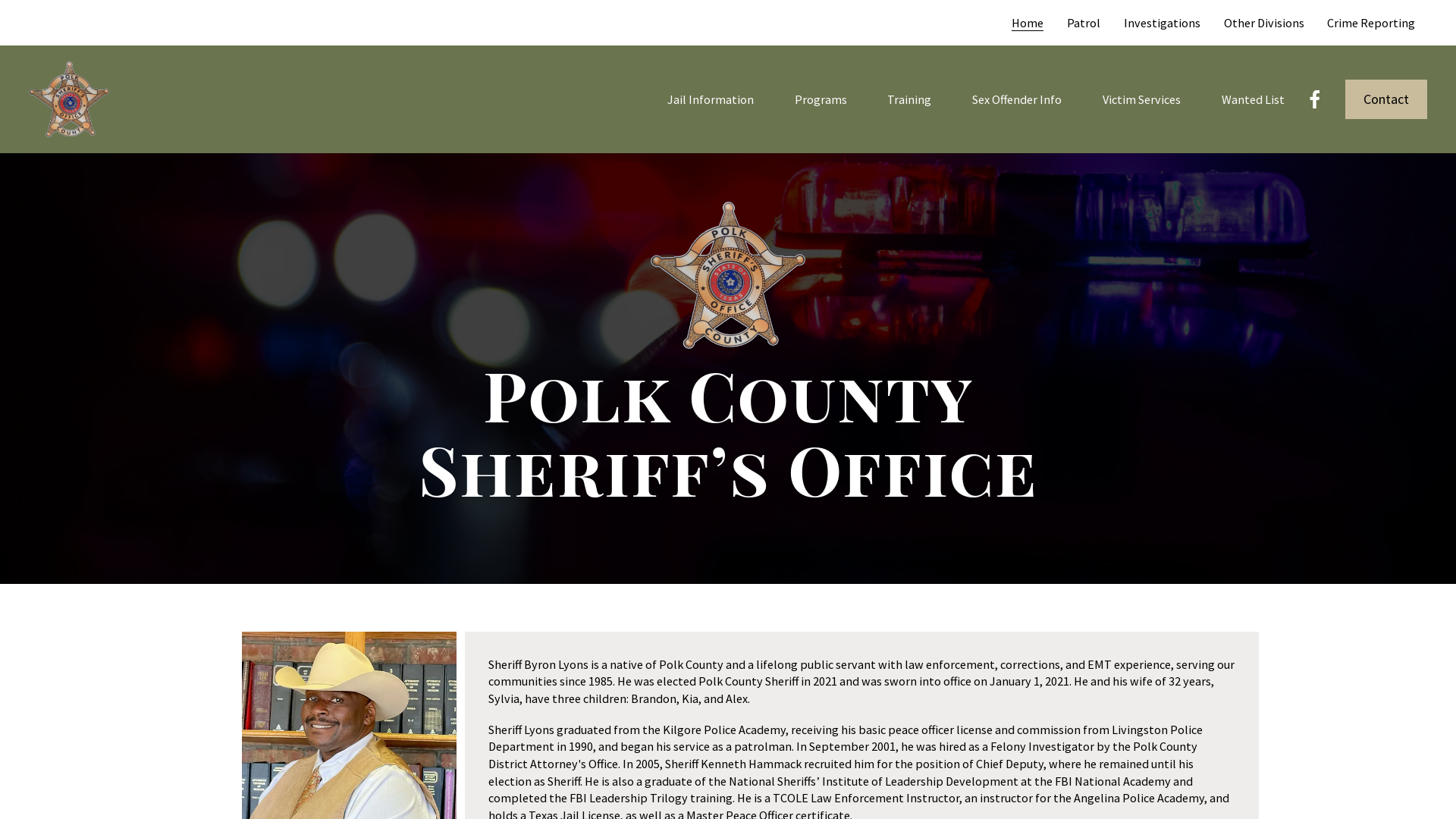 Polk County Texas Sheriff