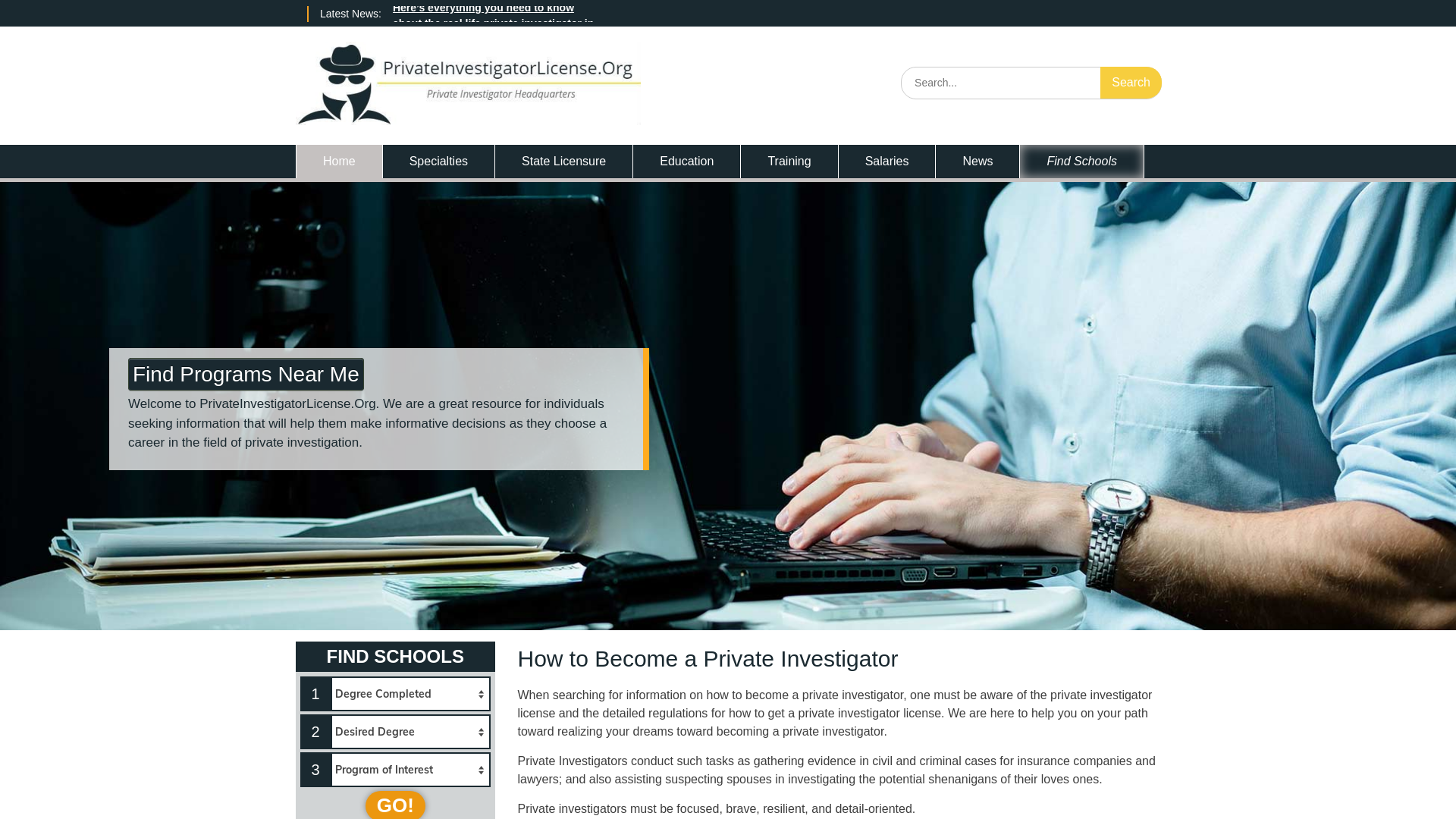 How to Become a Private Investigator, Private Detective License Education