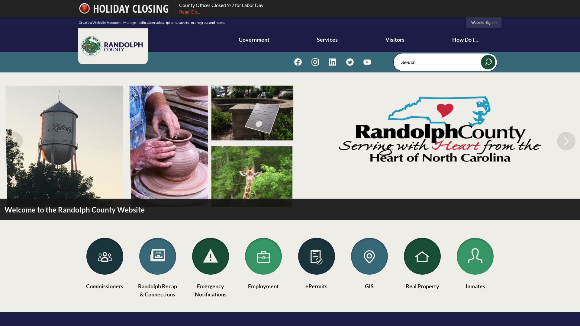 Randolph County, NC | Official Website