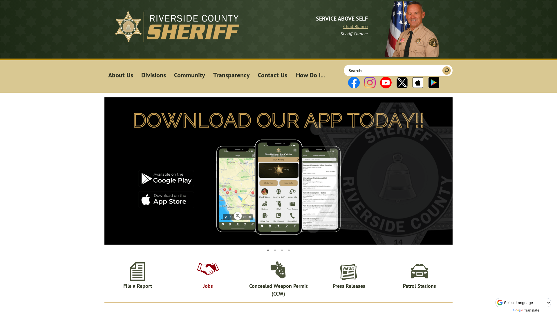 Riverside County Sheriff, CA | Official Website