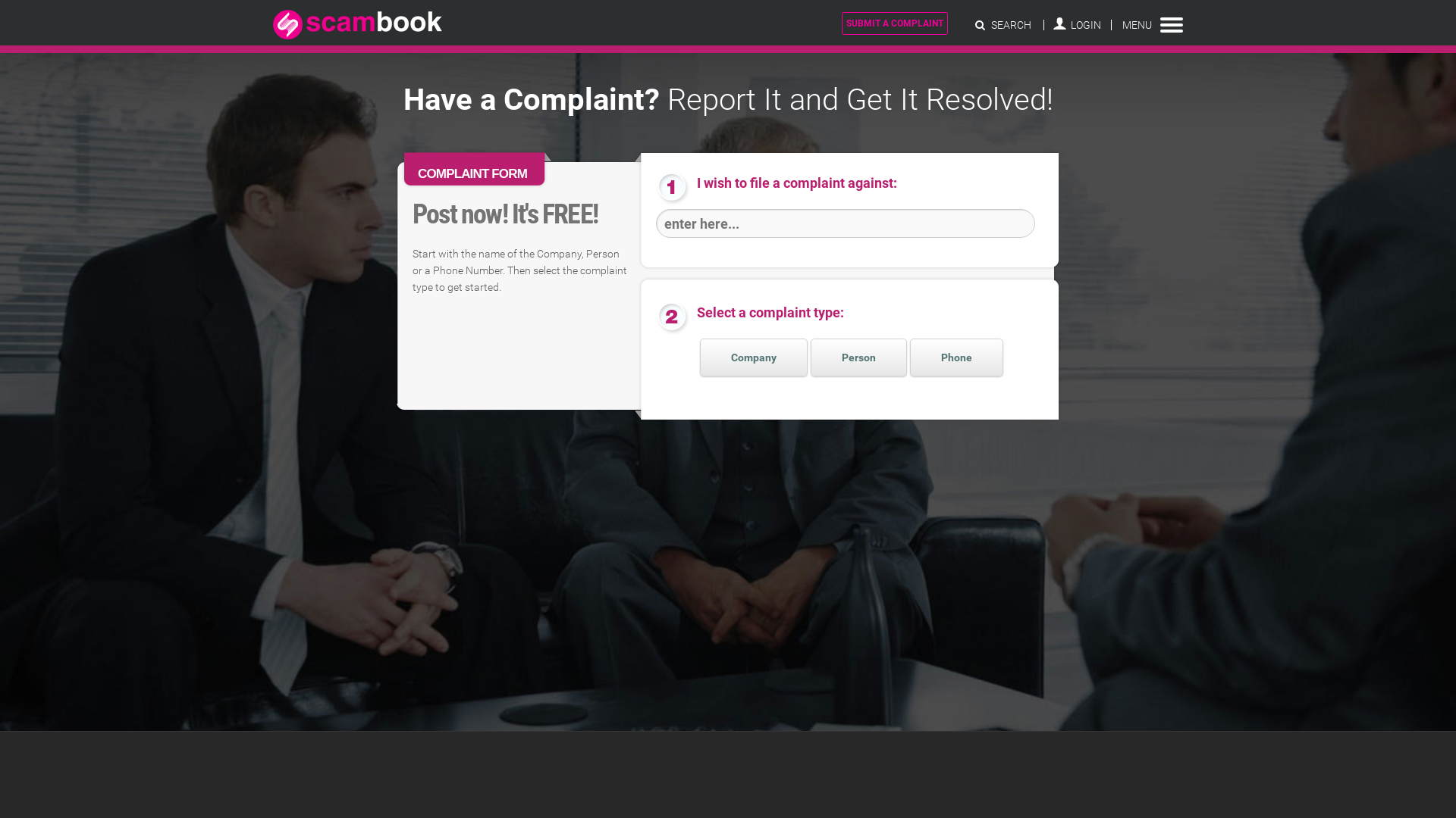 Complaint Resolution Platform | Scambook