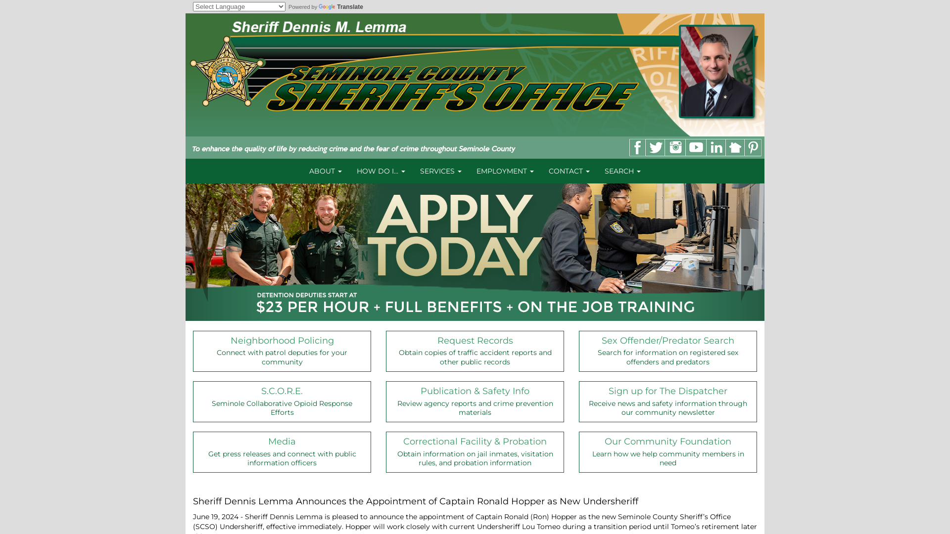 Seminole County Sheriff