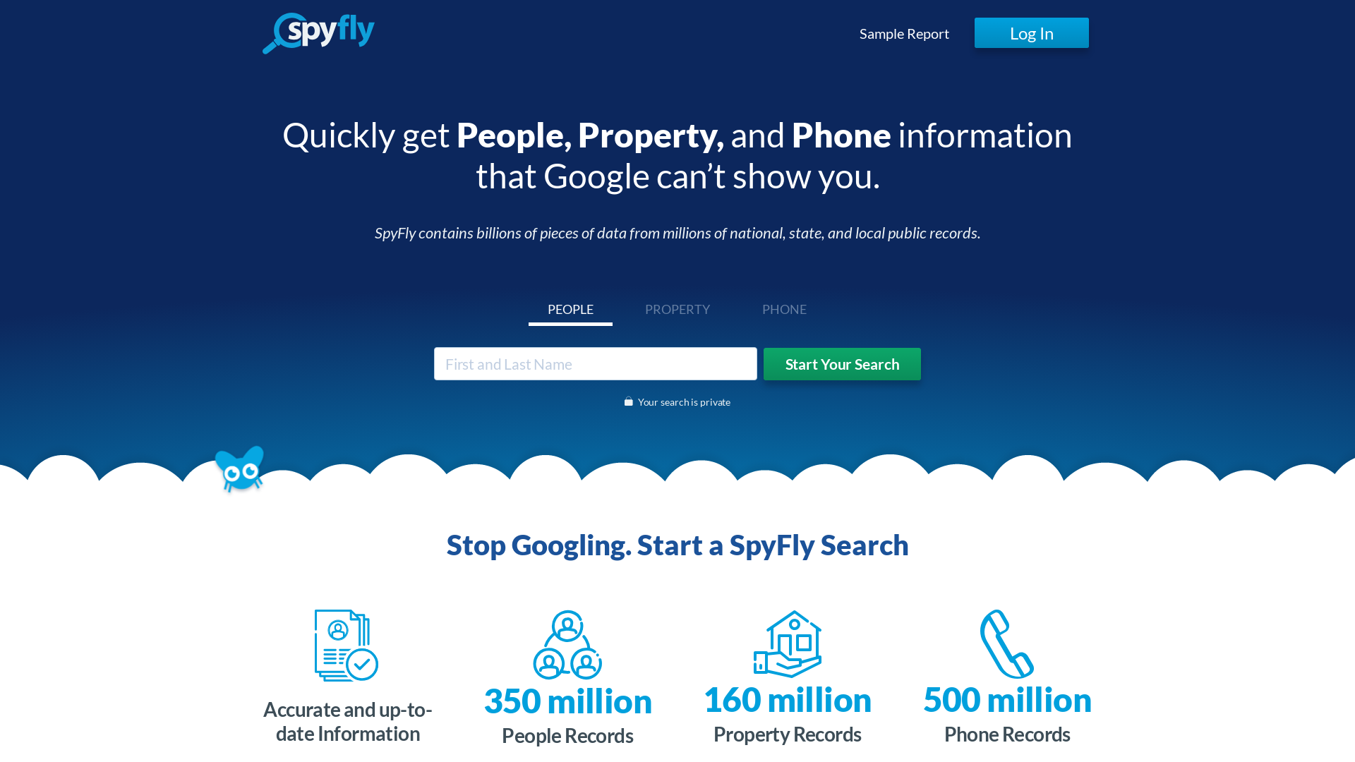 SpyFly: People, Property and Phone Records Search & Reports