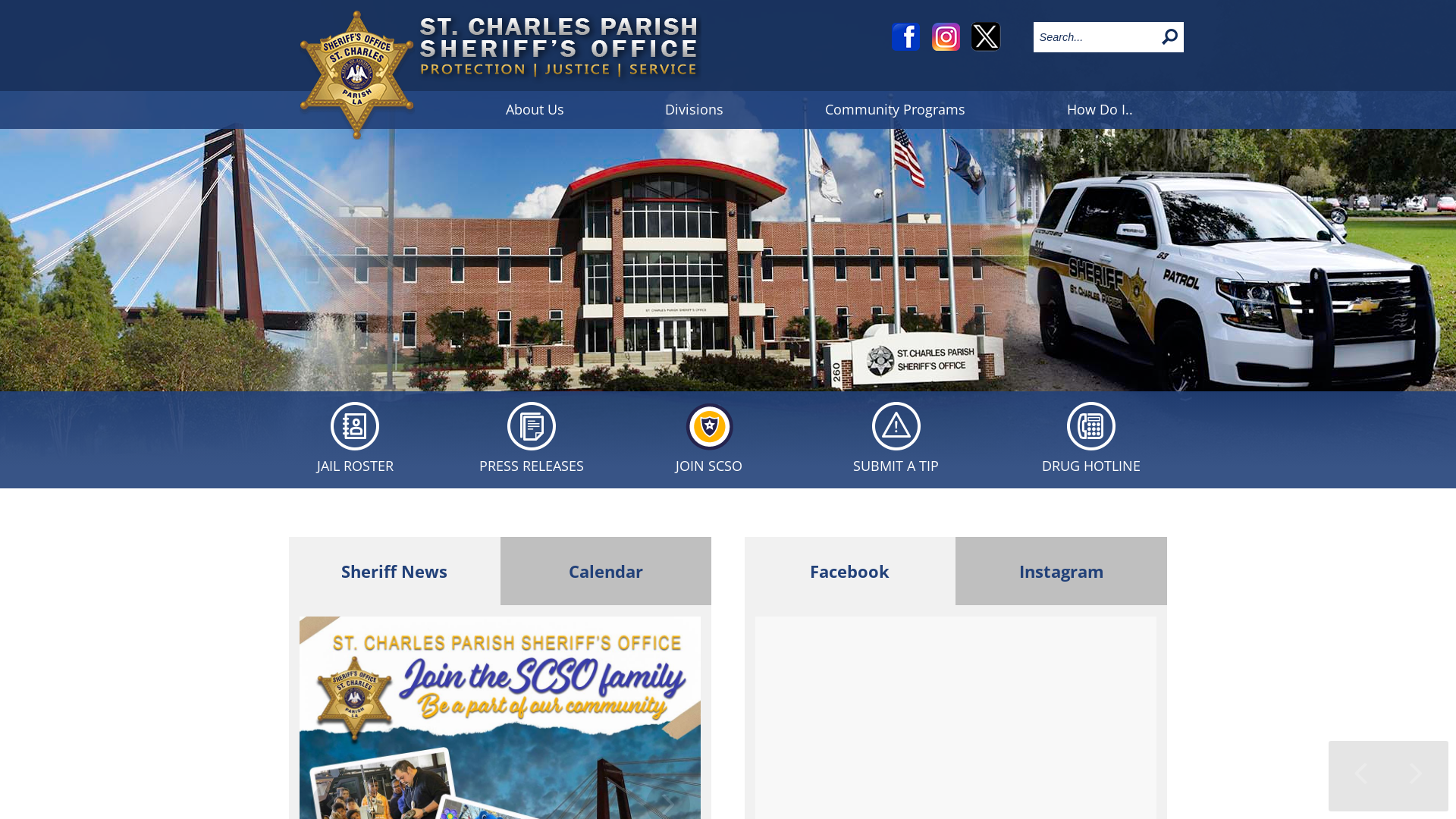 St. Charles Sheriff, LA - Official Website | Official Website