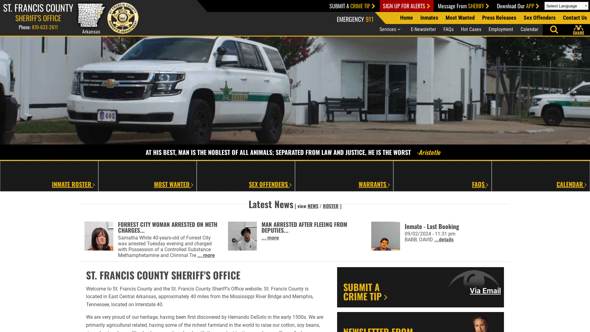 St. Francis County Sheriff AR