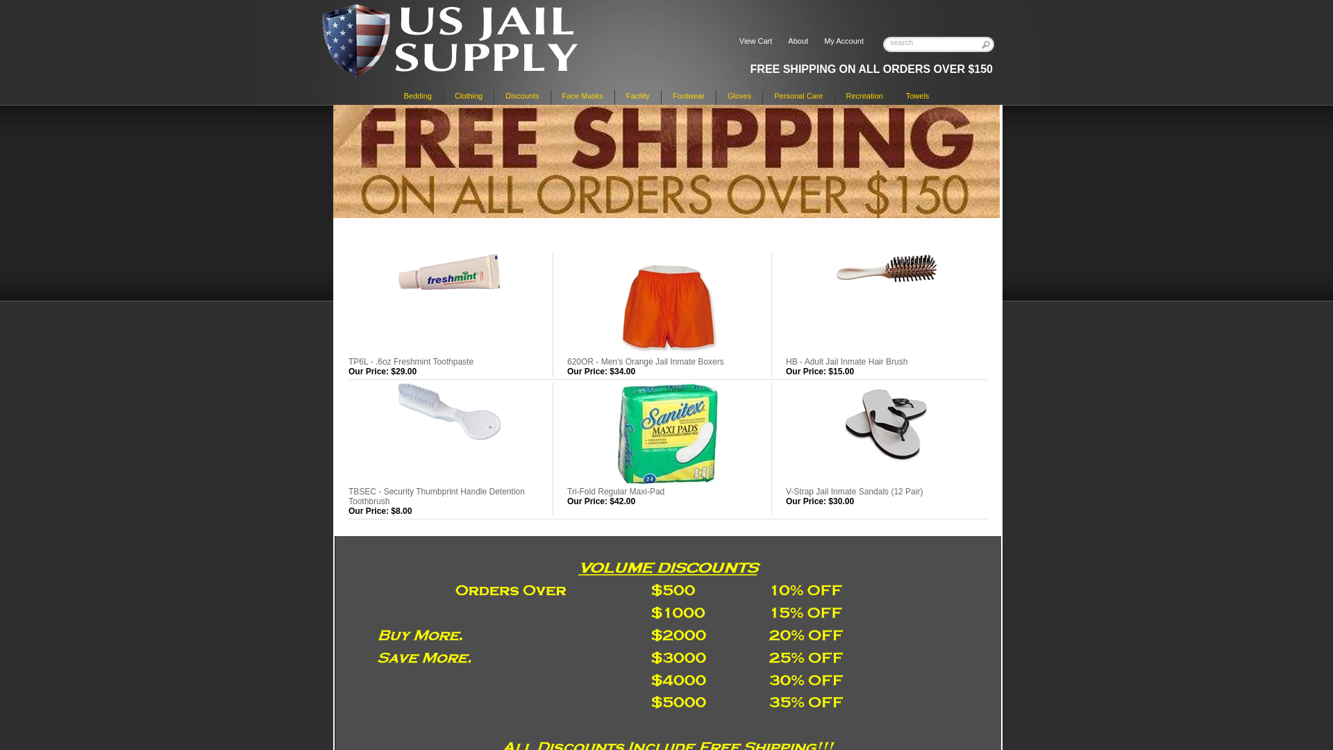 US Jail Supply| Jail Supplies| Detention Supplies| Correctional Products