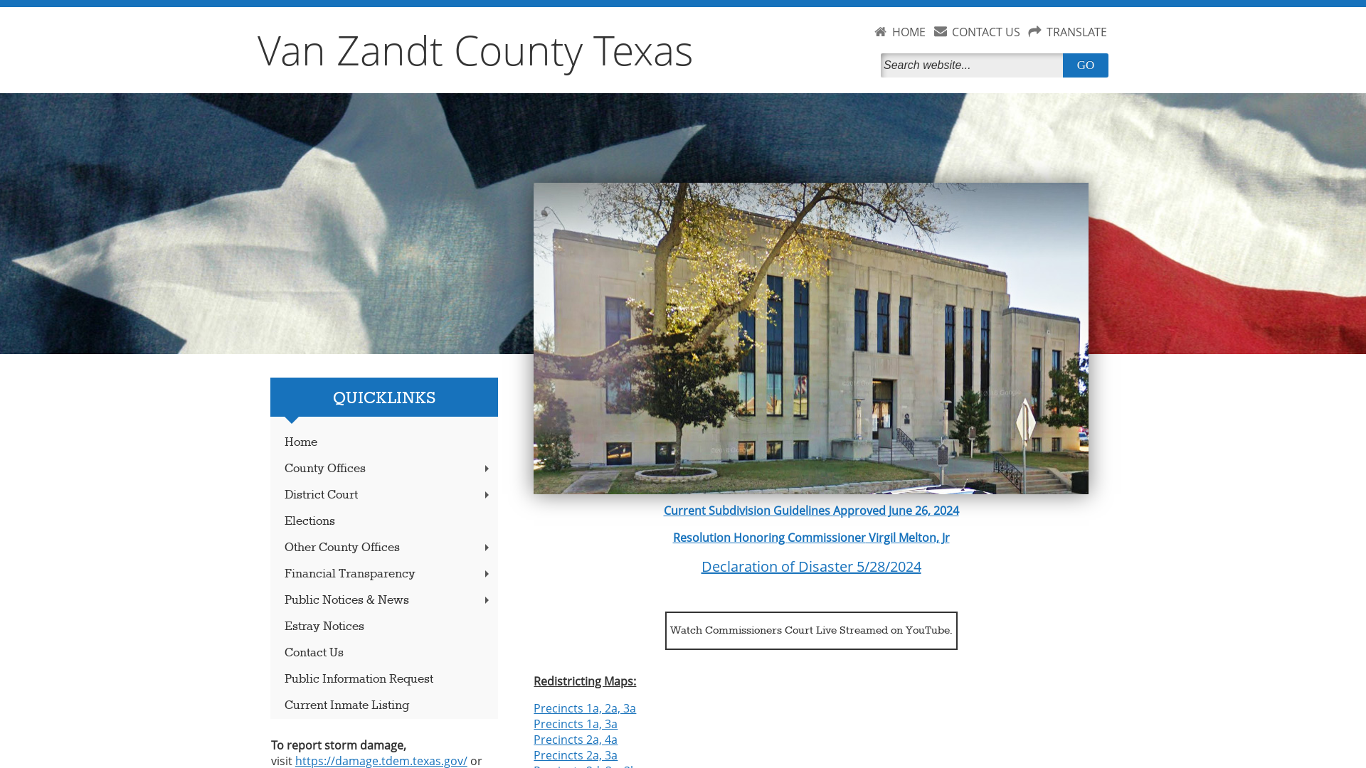 Home Page - Van Zandt County