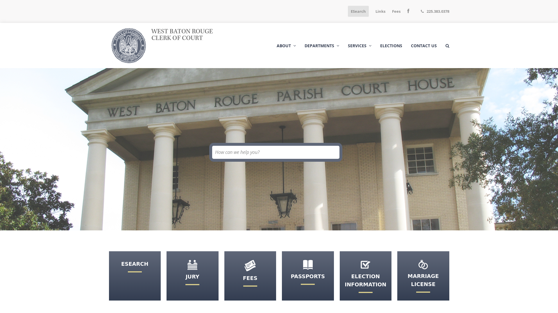 West Baton Rouge Clerk of Court | Cases & Pulblic Record Search