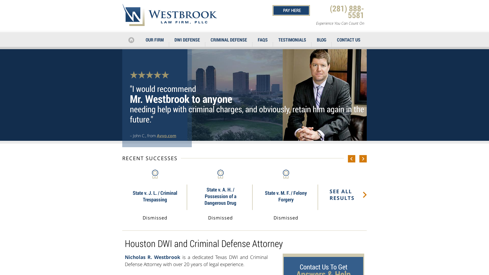 Houston Criminal Defense Attorney