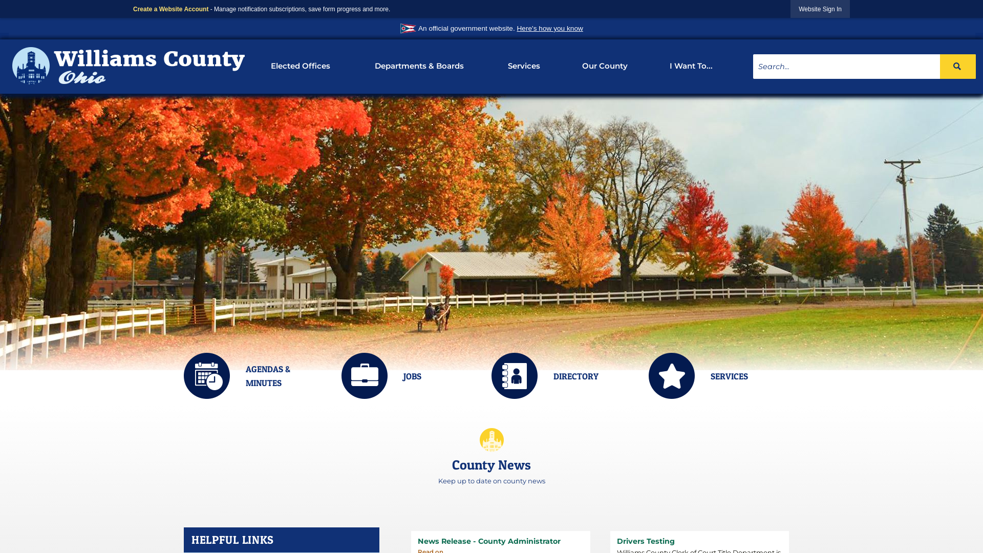 Williams County, OH | Official Website