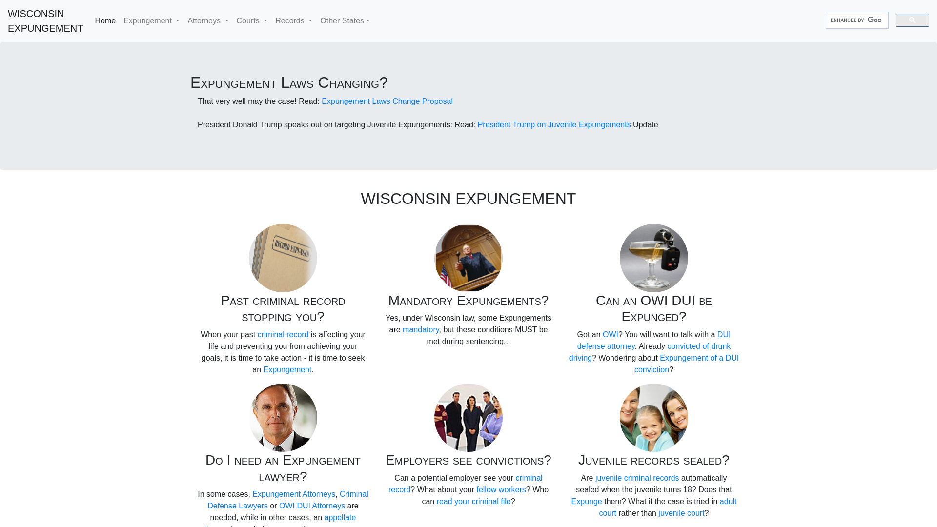 Wisconsin Expungement | Laws Tests Forms